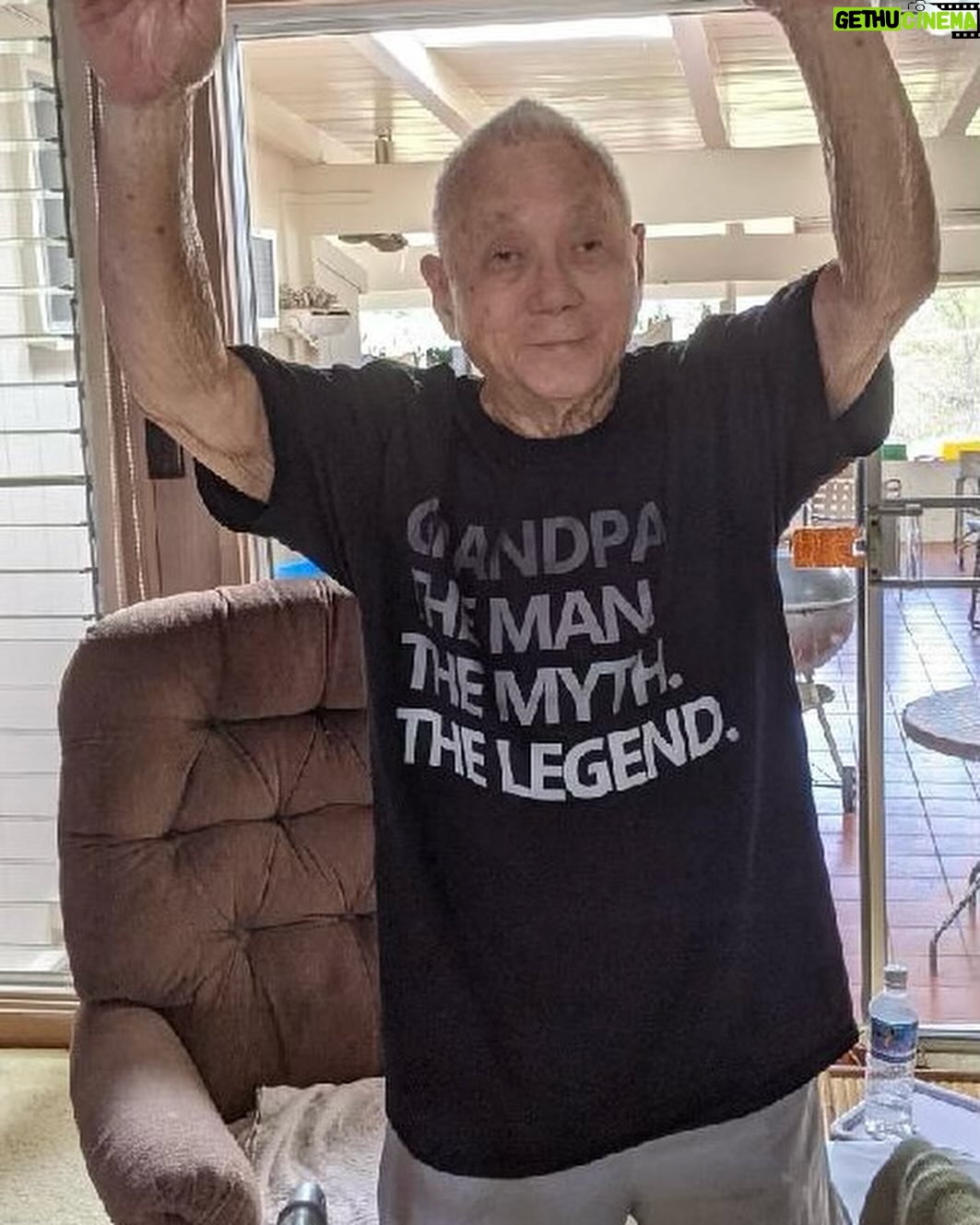 Janel Parrish Instagram - Grandpa. Our legend. Our jokester. Our protector. Now our angel. I love you, grandpa. I’m so glad you’re with grandma now. 🤍🕊️🤍