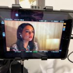Janel Parrish Instagram - Sydney Vs Sean day 1. We’ll have you in your feels… @ryanpowerz @gavinmichaelbooth @themoodydp @panavisionofficial 🤍🎥🤍