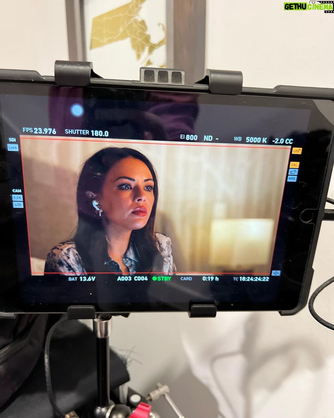 Janel Parrish Instagram - Sydney Vs Sean day 1. We’ll have you in your feels… @ryanpowerz @gavinmichaelbooth @themoodydp @panavisionofficial 🤍🎥🤍