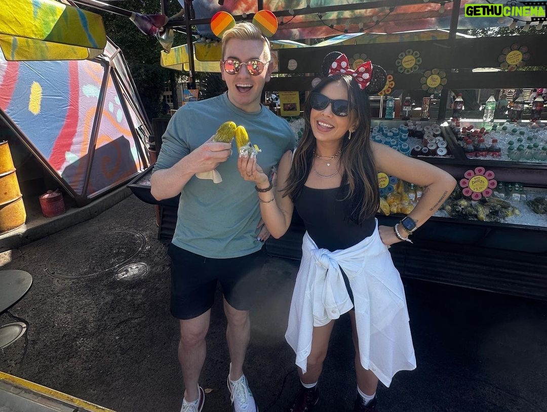 Janel Parrish Instagram - Alexa, play “It Was A Good Day”. Thank you to @disneyparks for always making our Disney dreams come true! Disneyland
