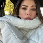 Janel Parrish Instagram - An ode to the backwards marshmallow coat and my beloved @kyana.teresa 🤍 BTS filming #familyhistorymysteries Ottawa, Ontario