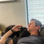 Janel Parrish Instagram - It’s my favorite human’s birthday today! Happy birthday to the best adventure buddy, hubby and dog dad ever! @c_long I love you