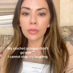 Janel Parrish Instagram - Tiktok enjoyed my crochet fail. It’s your turn. His name is Wilbur.