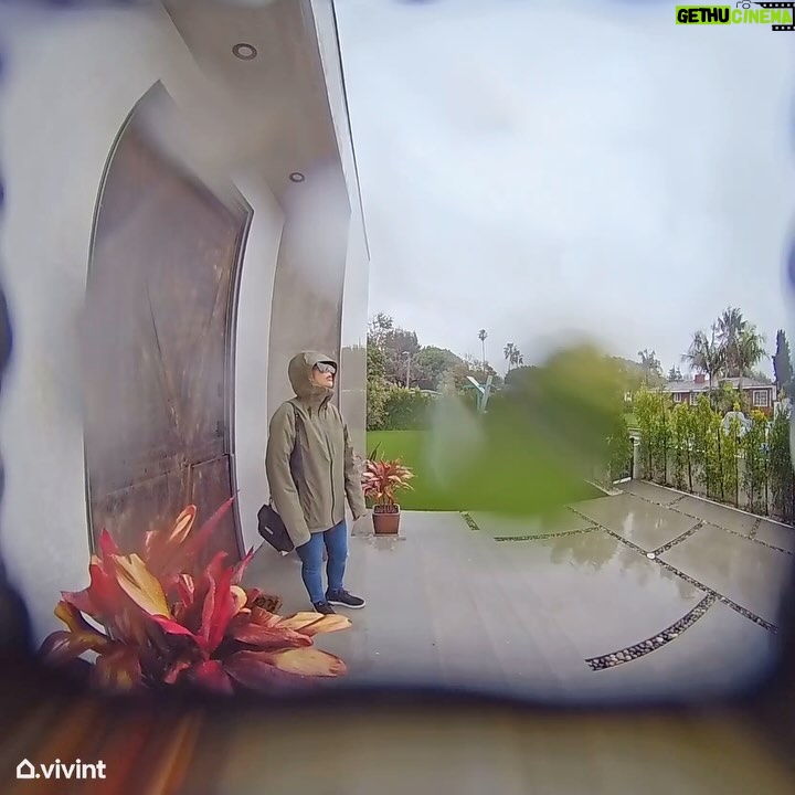 Janel Parrish Instagram - The collective sound all of LA makes when it rains. @vivint once again capturing the memories 😂 I do not like the rain, have a good day