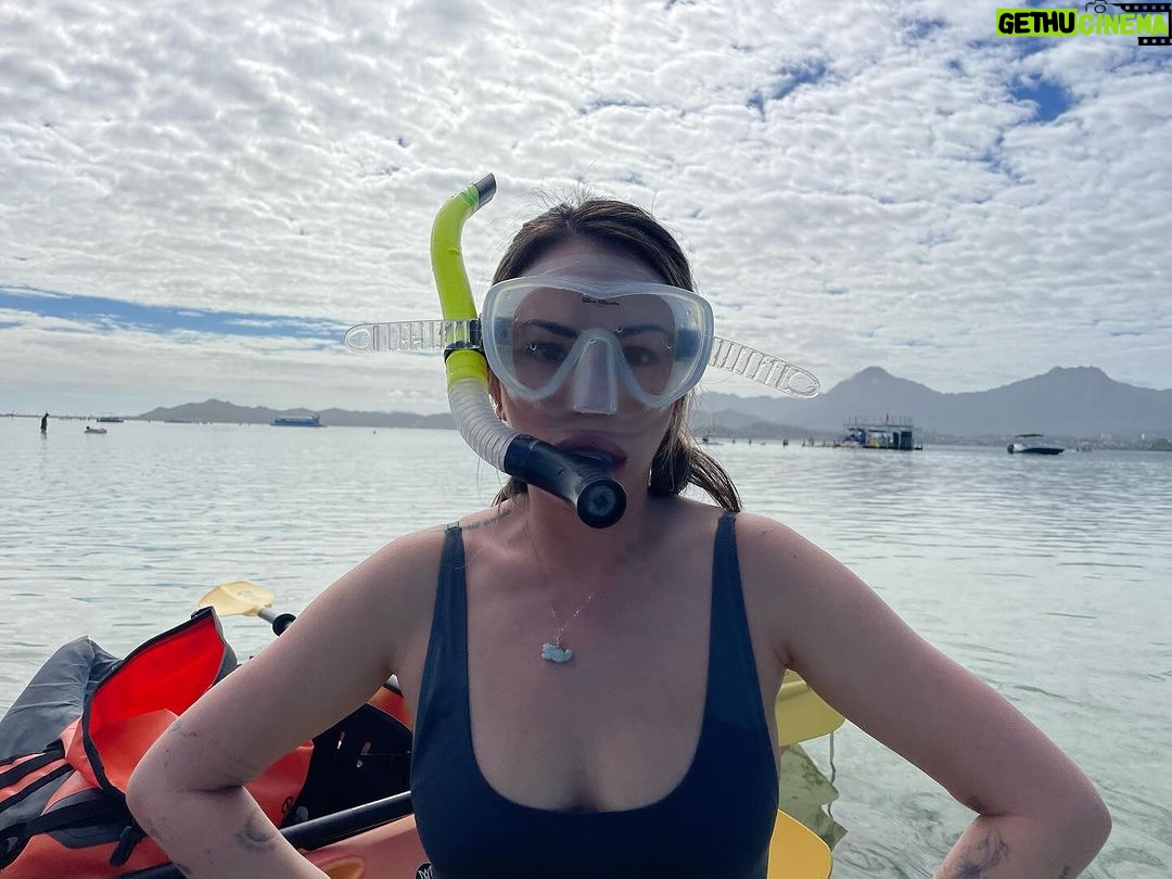 Janel Parrish Instagram - lol hey Kaneohe Bay Sandbar
