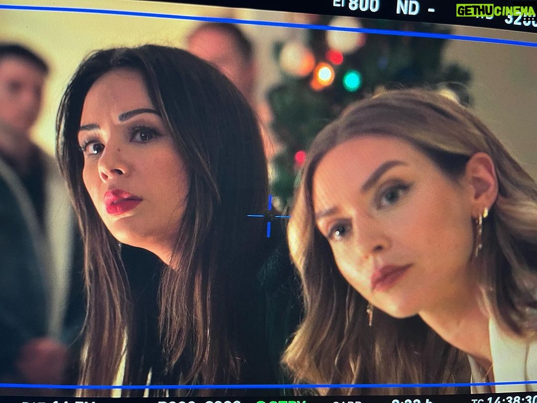 Janel Parrish Instagram - Now that the strike is over, I wanted to share this sweet experience I had filming with the best people. Never Been Chris’d is out in the world now on @hallmarkchannel 🤍 working with these angels was truly the best part 🤍