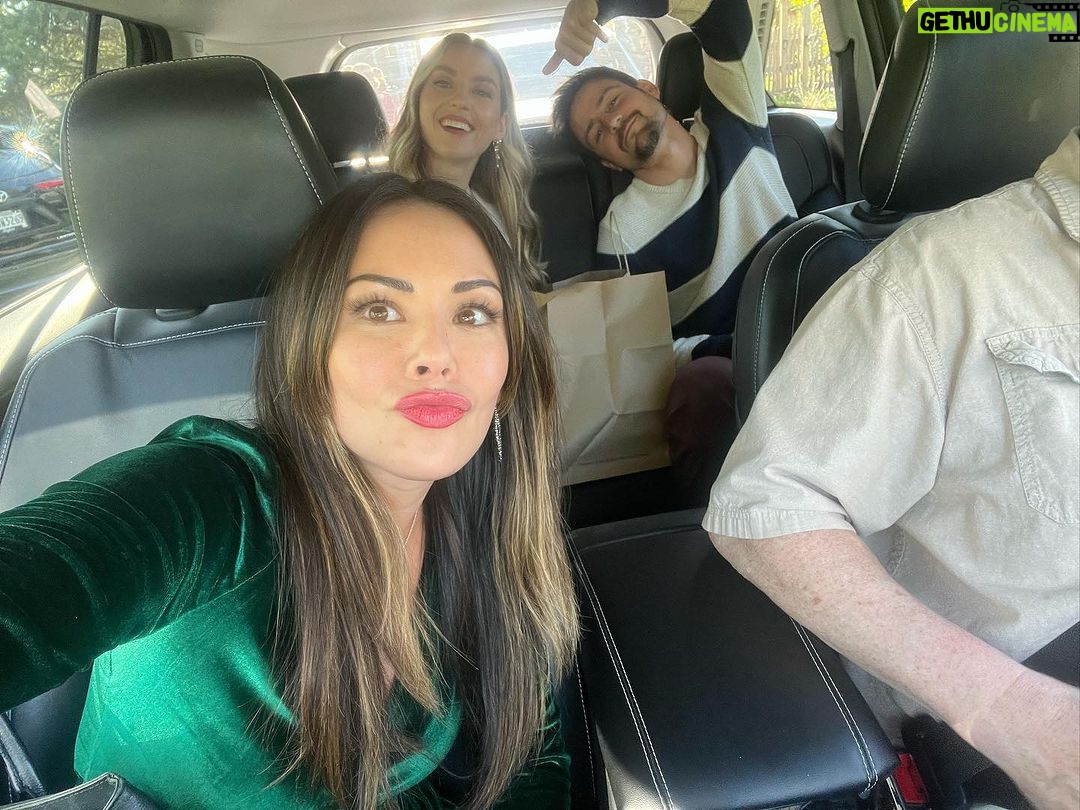 Janel Parrish Instagram - Now that the strike is over, I wanted to share this sweet experience I had filming with the best people. Never Been Chris’d is out in the world now on @hallmarkchannel 🤍 working with these angels was truly the best part 🤍