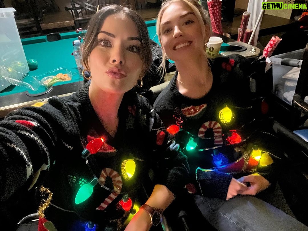 Janel Parrish Instagram - Now that the strike is over, I wanted to share this sweet experience I had filming with the best people. Never Been Chris’d is out in the world now on @hallmarkchannel 🤍 working with these angels was truly the best part 🤍