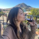 Janel Parrish Instagram - It’s my birthday. Here’s a poem I wrote. I think it’s great: Big hat Drinking wine Feeling FINE 😜 thanks for the birthday love 🤍 San Luis Obispo, California