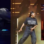 Janet Jackson Instagram - ✊🏽…see u tonight Kansas City! #TogetherAgainTour 🫶🏽 (swipe for more…) 📸: @solaimanfazel Wardrobe: @givenchy Boots: @givenchy Makeup: @prestonmakeup Hair: @cassidyblaine90046hair Styling: @laurelthomson_style T-Mobile Center