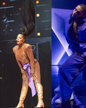 Janet Jackson Instagram - we had so much fun last night… so good to see all of u! #TogetherAgainTour 🫶🏽 
(swipe for more…)
📸: @solaimanfazel
Wardrobe: @maisonvalentino
Boots: @louboutinworld
Makeup: @prestonmakeup
Hair: @cassidyblaine90046hair 
Styling: @laurelthomson_style
