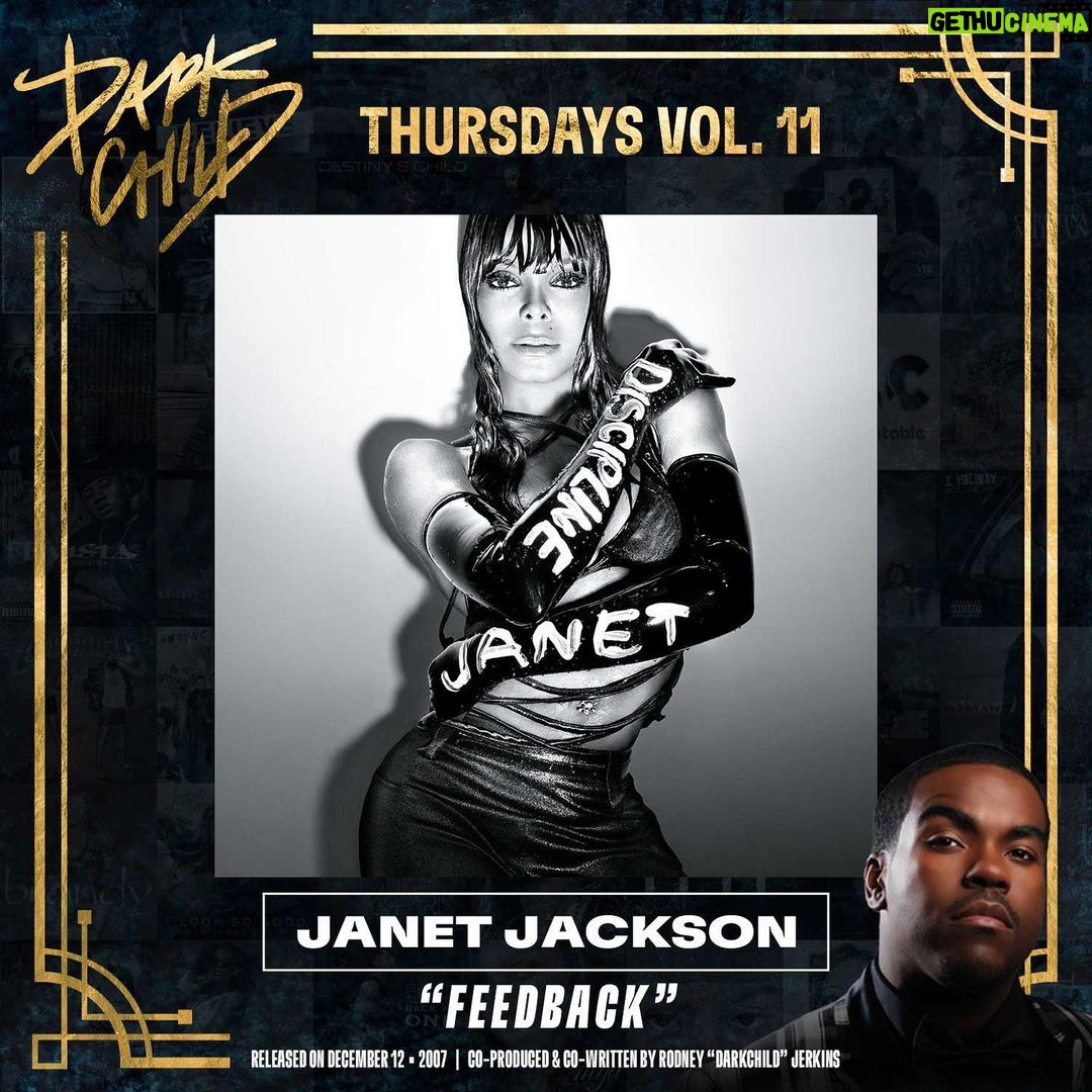 Janet Jackson Instagram - Today’s #DarkchildThursdays is “Feedback” by @janetjackson, which was the lead single off her tenth studio album “Discipline” #SwipeLeft. I produced this with the great and talented @dmile85 when he was just a youngin’ on the come up! Doing numbers across the Billboard charts, eventually going platinum—I feel blessed to be a part of this record as just one moment in my dear friend Janet’s iconic career! Love and Enjoy Life! #DARKCHILD