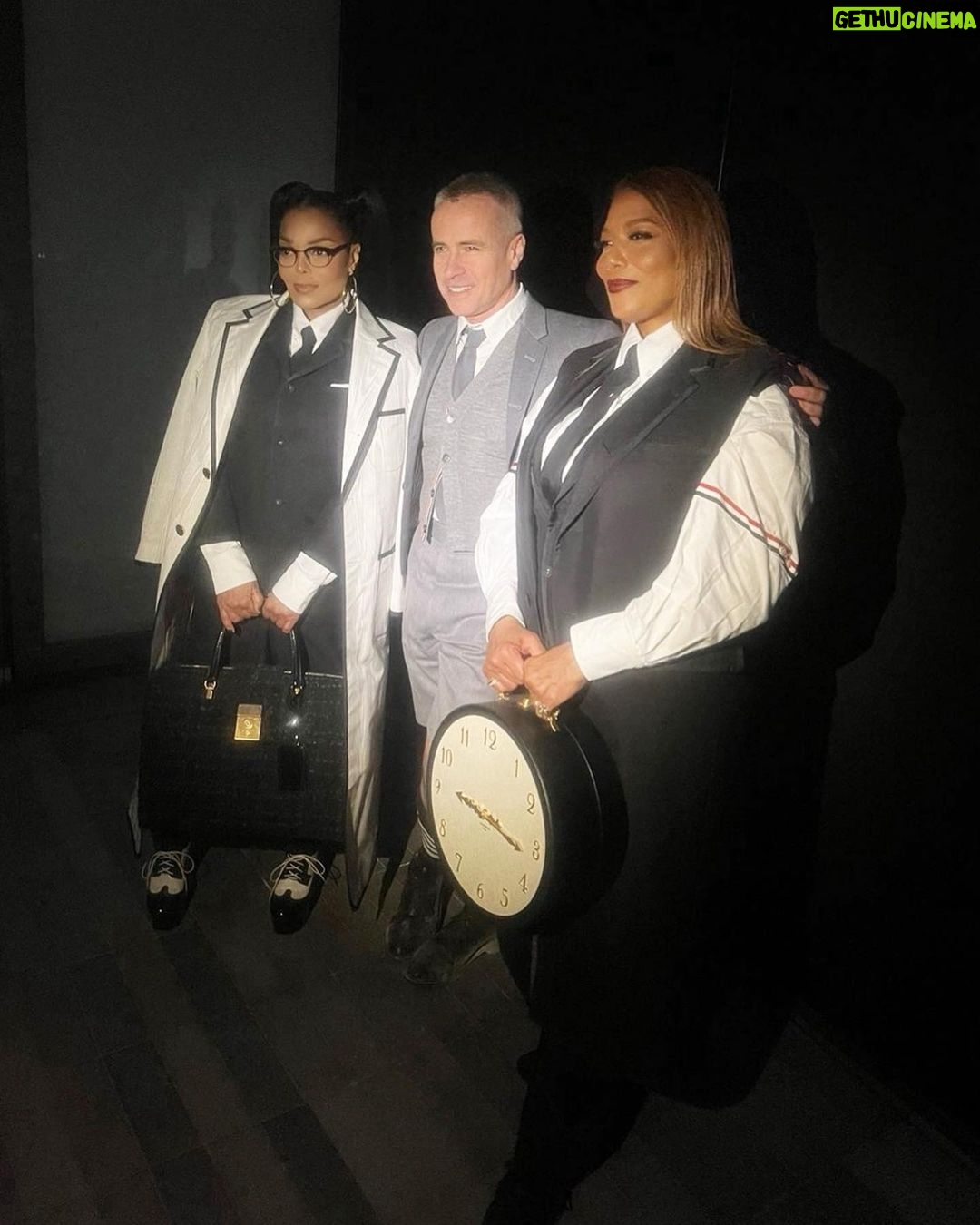 Janet Jackson Instagram - Thom Browne. One of the very best. A true genius. Congratulations on another great show! ππ½ Clothing: @thombrowne Hair & Make-Up: @prestonmakeup Nails: @beautybymarcelallc New York, New York