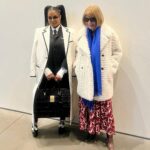 Janet Jackson Instagram - Thom Browne. One of the very best. A true genius. Congratulations on another great show! 👏🏽 Clothing: @thombrowne Hair & Make-Up: @prestonmakeup Nails: @beautybymarcelallc New York, New York