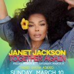 Janet Jackson Instagram - Hawai’i! Thank u so much for all the LUV! Excited to announce we’ve added a third date. We will be Together Again at @blaisdellcenter on March 8, 9 and 10! 🌺 Hawai’i resident pre-sale for March 10 starts this Saturday, December 16 at 10am HST. Pre-sale is online only, no password required. General on-sale begins Saturday, December 23 at 10am HST // 12pm PST Link in bio Honolulu, Hawaii