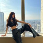 Jang Won-young Instagram - 💋 Discover the new @miumiu upcycled collection in the store #MiuMiuUpcycled