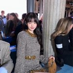 Jang Won-young Instagram - Attending the MiuMiu Show with my new bang🖤Loved all the looks, the walks and PARIS as always🐈‍⬛💋Thanks for the great time, Bravo @miumiu🤍 #MiuMiuSS24 #MiuMiu