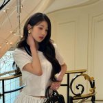 Jang Won-young Instagram - Finally Miu Miu show Day🖤 Loved the show as always and thanks for having me today @miumiu🤍✨ #MiuMiuFW24
