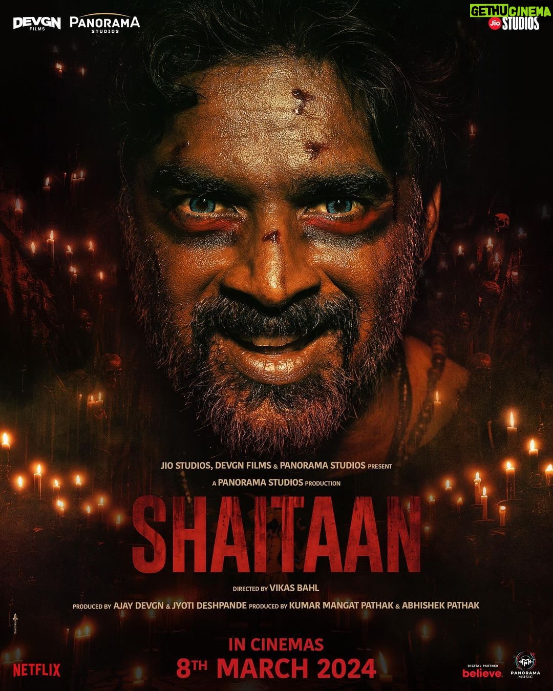Janki Bodiwala Instagram - Iss #Shaitaan ki buri nazar se bachke rehna. Taking over cinemas on 8th March 2024. @ajaydevgn @actormaddy @jyotika @jankibodiwala #JyotiDeshpande @kumarmangatpathak @abhishekpathakk #VikasBahl @officialjiostudios @adffilms @panorama_studios @panoramamusic @pvrpictures