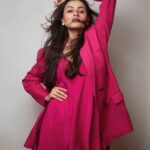 Janki Bodiwala Instagram - SHAITAAN screening #movieincinemasnearyou👻 . Stylist- @styleitwithniki Photographer- @lovdipsingh Outfit- @28moons.in Jewellery- @ananaofficial Curated by - @avanisoni18