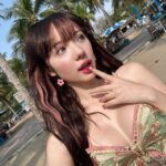 Jannine Parawie Weigel Instagram - ก็ไม่รู้…🦋🌸 Bangsaen | บางแสน