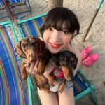 Jannine Parawie Weigel Instagram – หมา 4 ตัวมองหน้ากัน🐶 Bangsaen | บางแสน