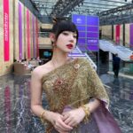 Jannine Parawie Weigel Instagram - Sawasdee ka Asian Games 2023🙏🏻🇹🇭❤️ Thai traditional dress by @vanuscouture_official Hangzhou, China