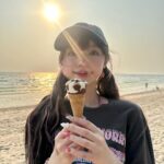 Jannine Parawie Weigel Instagram - บางแสนฟ้าสีคราม ทะเลสีเขียวขจี55555 Bangsaen | บางแสน