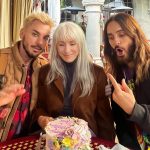Jared Leto Instagram - Holiday pics xoxo 🎁🎅🏻🎄🕺🏻 Almost forgot my yearly Xmas card 🥸