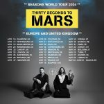 Jared Leto Instagram - Who’s coming and to which show??🕺🏻 North America - presale starts TODAY @ 10am local, password: Seasons Empire 📸 & 🎥: @renan_ozturk Heli 🎥: @gotham.film // Aerial DP: @vancalcine Graphic Design: @grossjulian Poster 📸: @jackwaterlotstudio Thanks to: @empirestatebldg & @raybanmeta 🙏