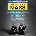 Jared Leto Instagram - Who’s coming and to which show??🕺🏻 North America - presale starts TODAY @ 10am local, password: Seasons Empire 📸 & 🎥: @renan_ozturk Heli 🎥: @gotham.film // Aerial DP: @vancalcine Graphic Design: @grossjulian Poster 📸: @jackwaterlotstudio Thanks to: @empirestatebldg & @raybanmeta 🙏