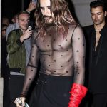 Jared Leto Instagram - Which city should we come to on tour?? XOXOX 🖤 @givenchy 📸 Alexjr/Backgrid
