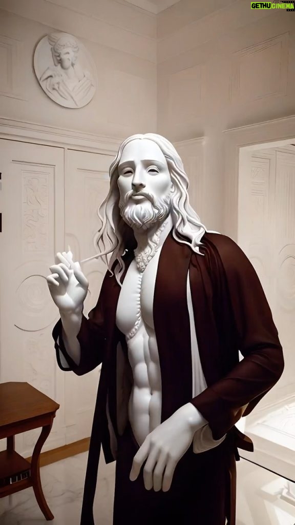 Jared Leto Instagram - Trying out a diff look 😳🗿🗿 P.S. new album drops in NINE DAYS!!!!!!!!! Who’s ready????