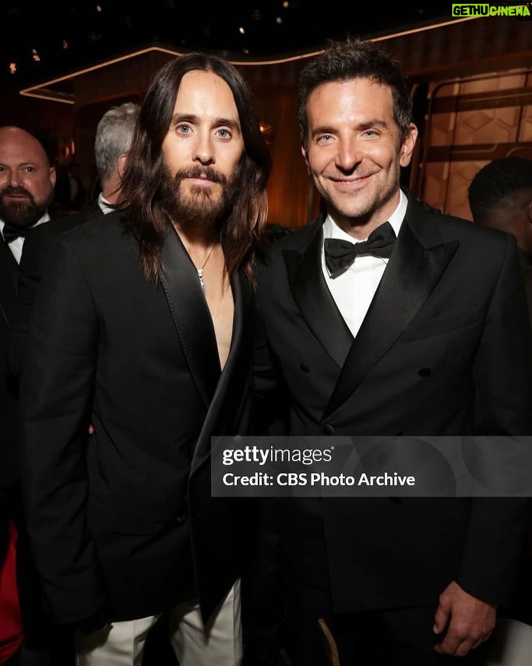 Jared Leto Instagram - Last night at the #GoldenGlobes π€ @givenchy @louboutinworld @cartier Thanks for having me π @goldenglobes πΈ: Getty Images / Steve Granitz / Michael Buckner / Todd Williamson/CBS / Kevin Mazur / Charley Gallay / Jon Kopaloff Grooming: @jamie_grooming Styling: @theadamballheim Hair: @rubyhowes