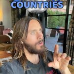 Jared Leto Instagram - See you on our world tour 🌎🕺🏻 @30secondstomars