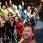 Jared Padalecki Instagram - Hey @jensenackles @misha !!! Look at all of these young, beautiful, talented people!!! (They’re the ones we’re standing with… 🤦‍♂️) Thank you Mark Pedowitz, and the ENTIRE @CW, for the wonderful and exciting reunion. ❤️🙏 #cwupfront #nyc #GameOn!