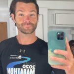 Jared Padalecki Instagram - Urgent Request: Help me caption this post! My vote was “Covid Padalecki, meet Jared Walker” @genpadalecki said “Swayze circa Point break, meet Reeves circa Point Break”… Y’all got any ideas?