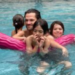 Jared Padalecki Instagram - I may not be able to do laps in the pool as quickly with the kids but I DO have a lot more fun doing them. My #MantraMonday is to find joy in my physical activity (as well as my downtime) and hopefully both can be my “happy place.” Share yours with me? #SPNFamily #WalkerFamily @gomantralabs