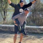 Jared Padalecki Instagram - Wrapping up this morning’s workout with @paul_janowitz because sometimes I get by with a little help from my friends. Which brings me to two things! 1. Our @gomantralabs special this week is get $15 off your order for yourself and a friend! Link in bio! 2. I want to see if any of you are interested in doing a workout challenge with me? Let me know and I’ll set something up. I can give you a million reasons why it will be good for both your physical AND mental health ❤️