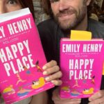 Jared Padalecki Instagram - This is our #happyplace: getting to chat with the incredible @emilyhenrywrites about her new book, HAPPY PLACE. We talked about self-discovery, friendship, romance and books within books. HAPPY PLACE and this conversation had us laughing, crying, reminiscing and needing more #emilyhenry in our lives. Go get her book, if you can find it! They’re flying off the shelves. Stay tuned for Part 2! Austin, Texas