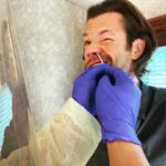 Jared Padalecki Instagram - The things I do for Sam Winchester.... 🤦‍♂️🤮 #spnfamily #supernatural #MyBrainHurts