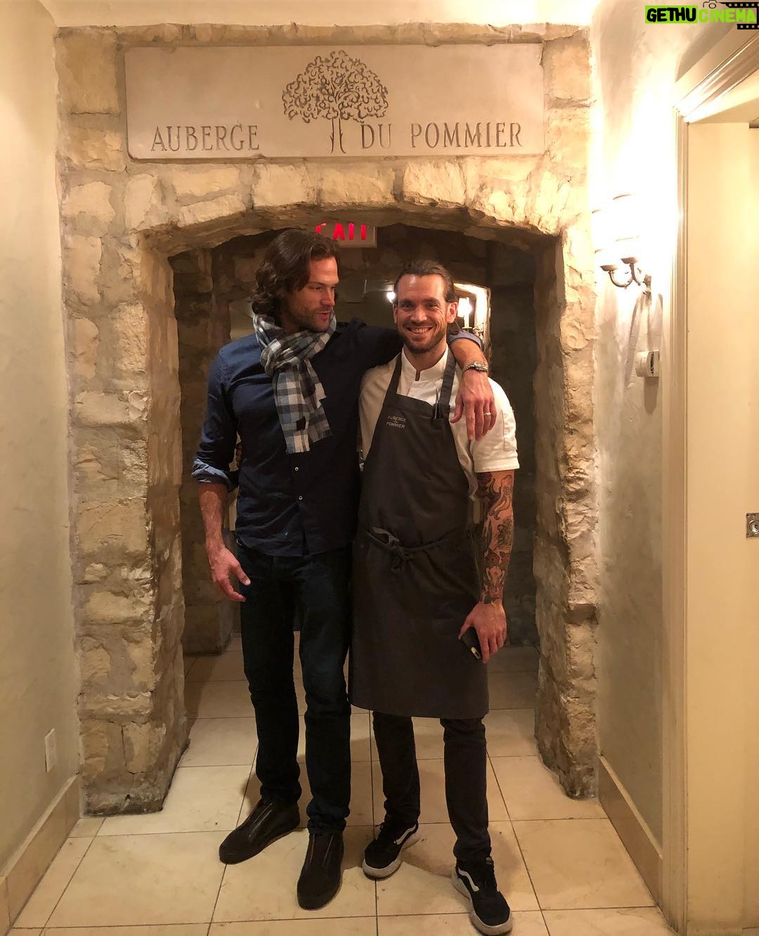 Jared Padalecki - 443.7K Likes - Hangin with my boy @timschultechef at @adprestaurant .... great food and great folks. Gotta say, I’ll never come to toronto again and not eat here!