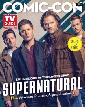 Jared Padalecki Instagram - Thank you to @tvguidemagazine for honoring this little show for our FINAL #Comic-Con!! 😭. These talented, promising, and erudite fellas (and @misha ) are eternally grateful. Hope to see y’all there. #WBSDCC #SDCC2019