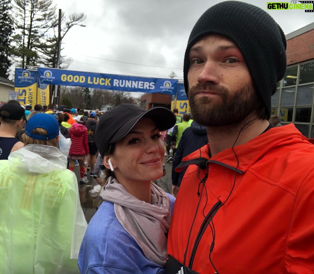 Jared Padalecki Instagram - 14 days ago. Still can’t believe it. @nowandgen @dream-big.org @bightgear #bostonmarathon