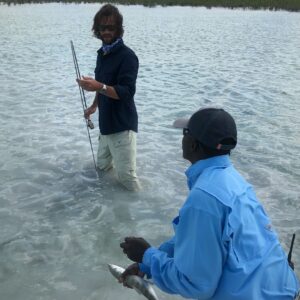Jared Padalecki Instagram - Caught my first ever bonefish!!!! I think I must’ve had some help from a galaxy far, far away.... #maythe4th be with y’all as well 😉 #catchandrelease @orvis @orvisflyfishing #helios3