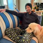 Jared Padalecki Instagram - I designed this loungewear because sometimes we need to feel cuddly while being cuddled by a very good boy. I hope you like them!!!! 🙏 #AKF Link in bio and tagged