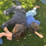 Jared Padalecki Instagram - Flu B SUUUUUCKS!… I wouldn’t wish it on anyone. But, I did get to take an impromptu outdoor nap with my little angel… #FindTheSilverLining Photo credit: @genpadalecki (Is it weird when your wife takes pics while you’re sleeping???… 🤔)