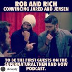 Jared Padalecki Instagram - Check out “Supernatural Then And Now” on @spotify with hosts @dicksp8jr and @robenedict!!!!
