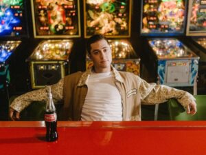 Jaren Lewison Instagram - Pinball Wizard ⚡️
#RememberTheFeeling 

Photography @elizabethrweinberg 
Styling @branden.ruiz 
Interview @cathirinko
Grooming @mickbeauty 
Production @trevorperson_ Magazine @boysbygirls