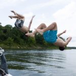 Jaren Lewison Instagram - Lake was flippin’ fantastic 🤓 🌊 📸: @tylerswisner #dadjokes #RememberTheFeeling On A Lake